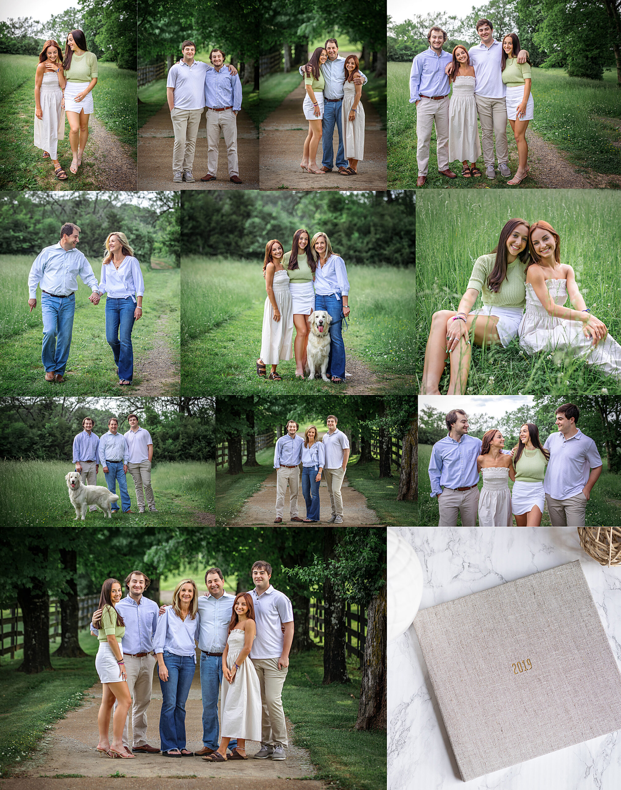 Family Photo Album  Brentwood Baby & Kids Photographer - Los