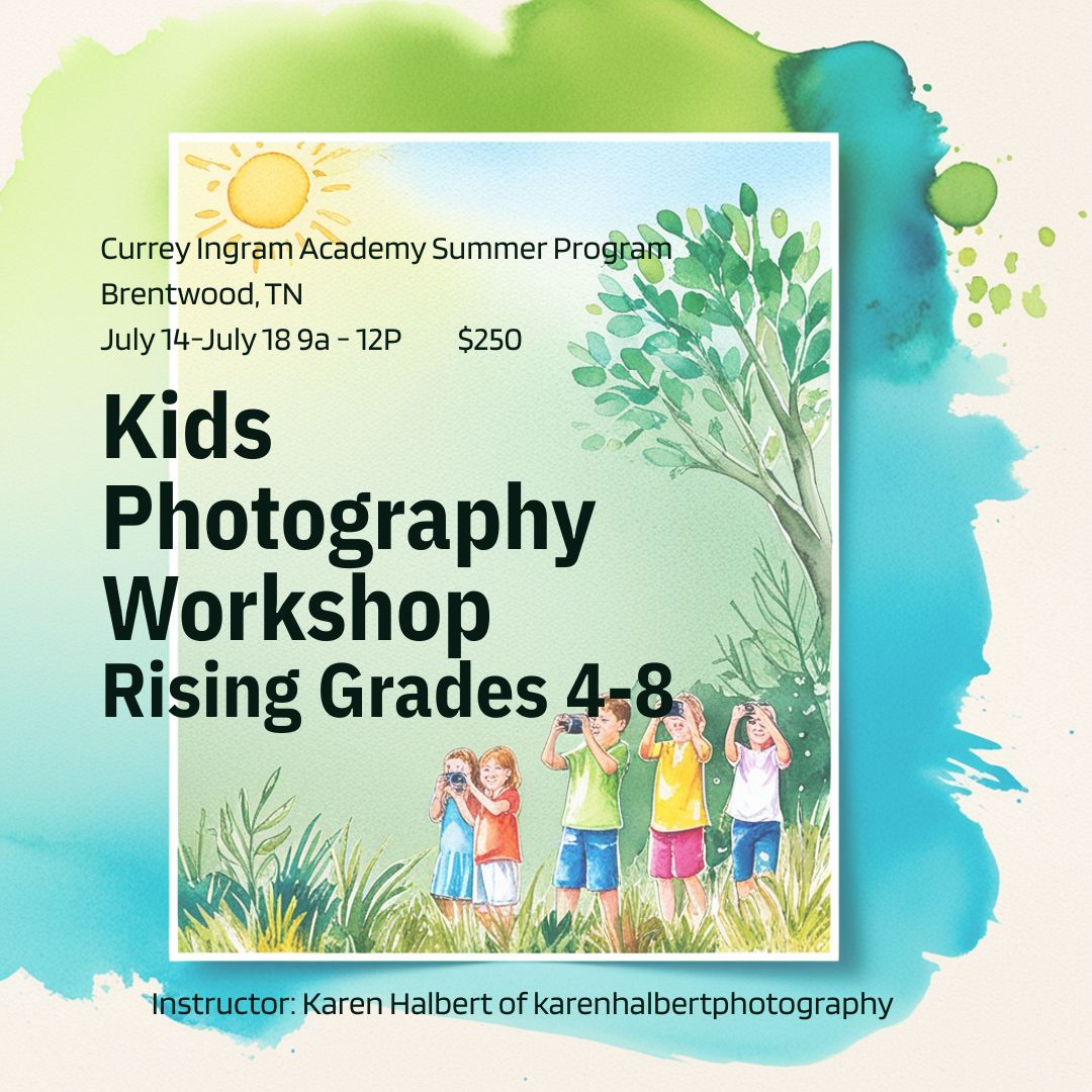 kid photography camp summer 2025 mornings