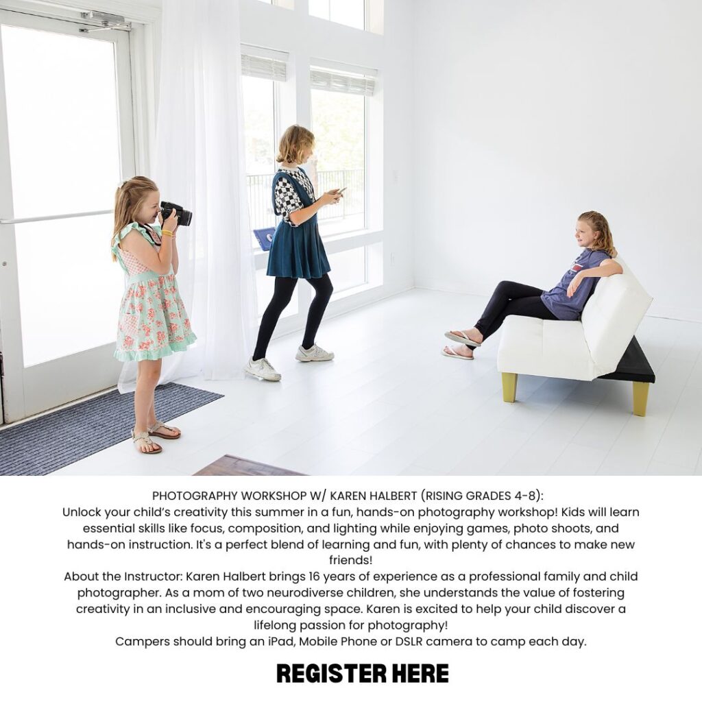 Currey Ingram Summer Program Photography kids July 2025
